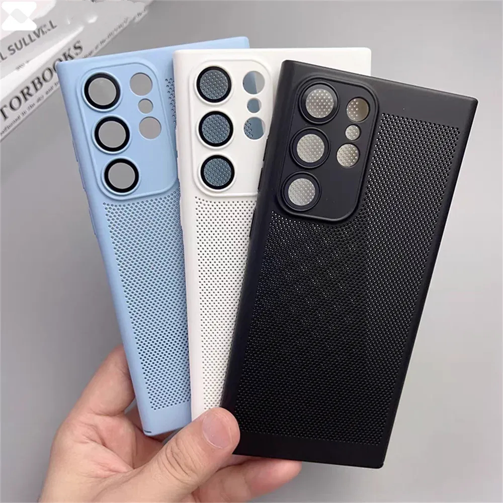 Mesh Heat Dissipation Breathable Shockproof Case For Samsung