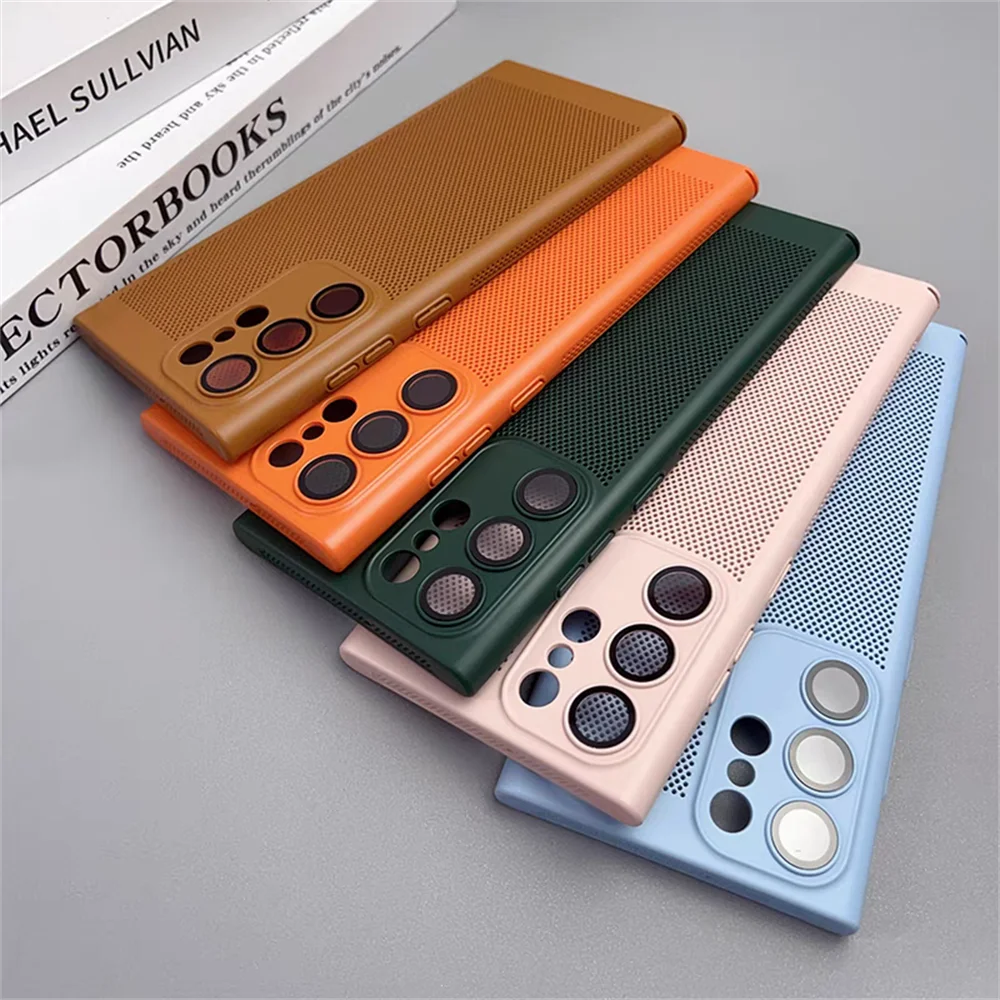 Mesh Heat Dissipation Breathable Shockproof Case For Samsung