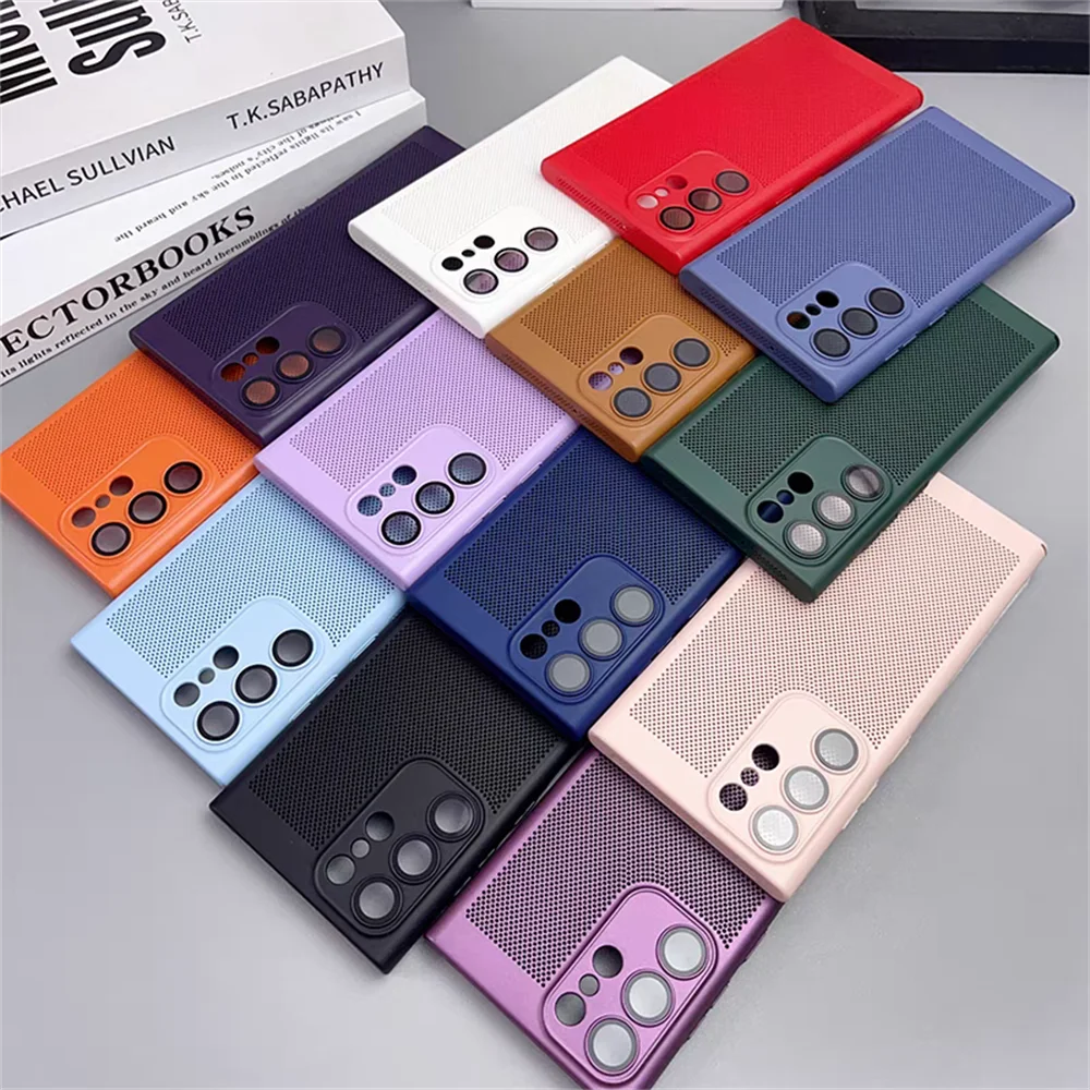 Mesh Heat Dissipation Breathable Shockproof Case For Samsung