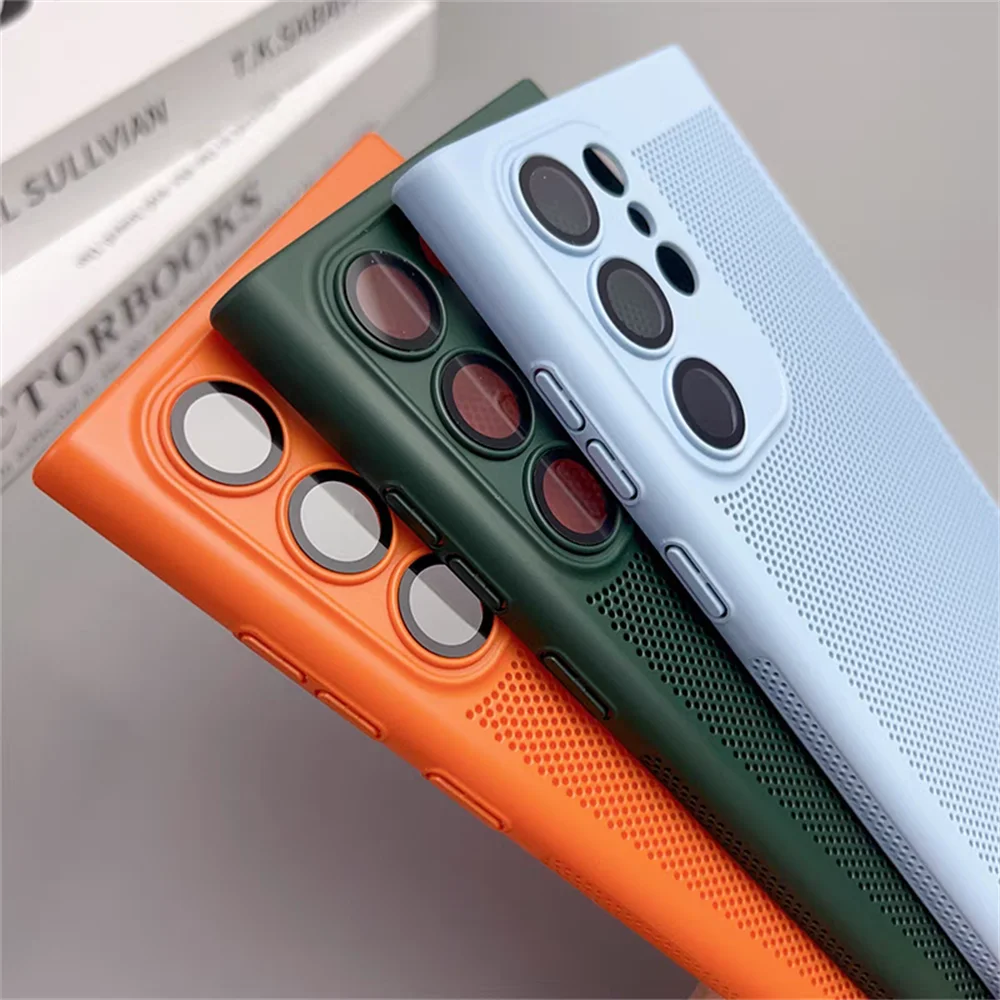 Mesh Heat Dissipation Breathable Shockproof Case For Samsung