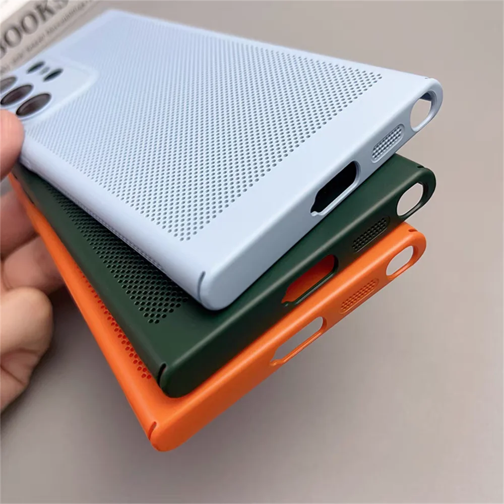 Mesh Heat Dissipation Breathable Shockproof Case For Samsung
