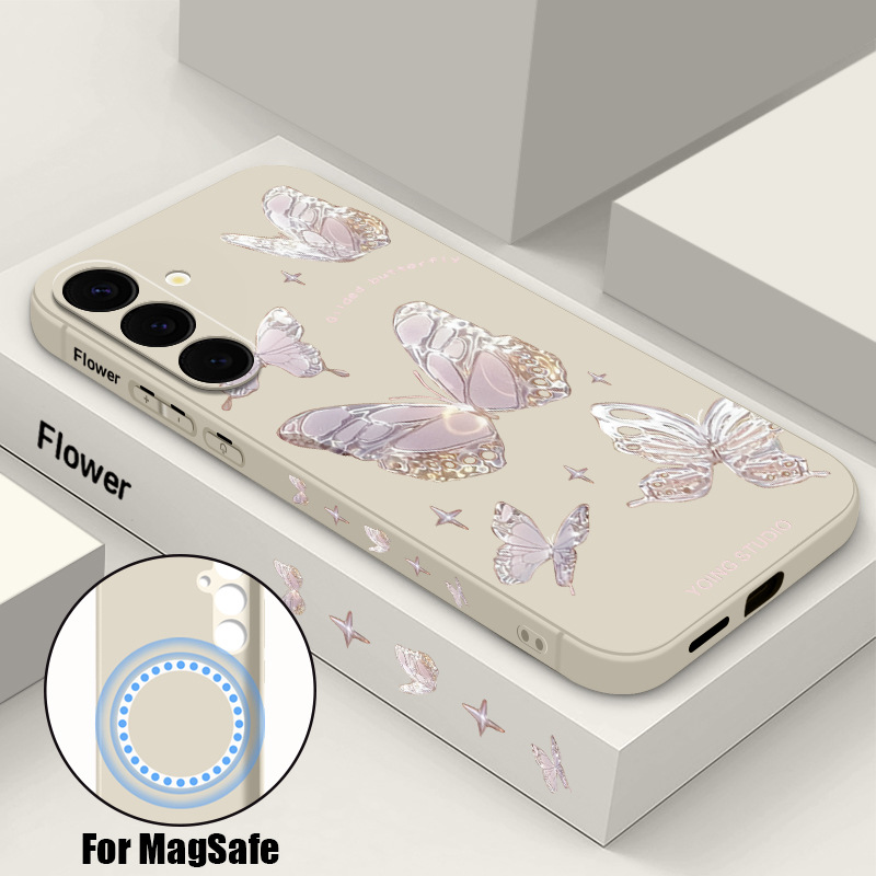 Butterfly Flowers Case For Samsung