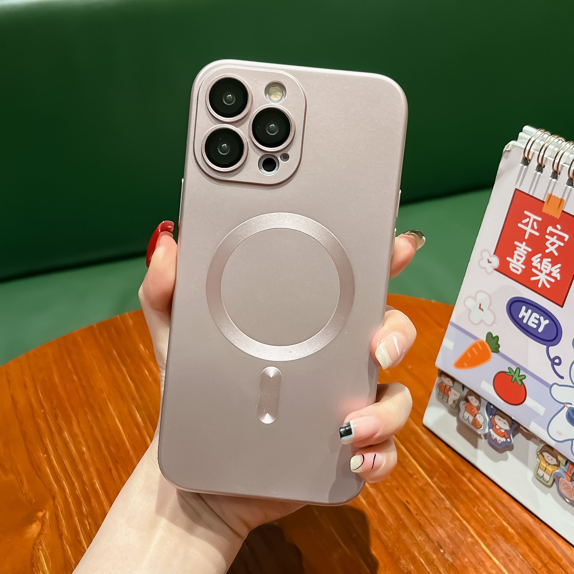 Magsafe solid color simple case For iPhone