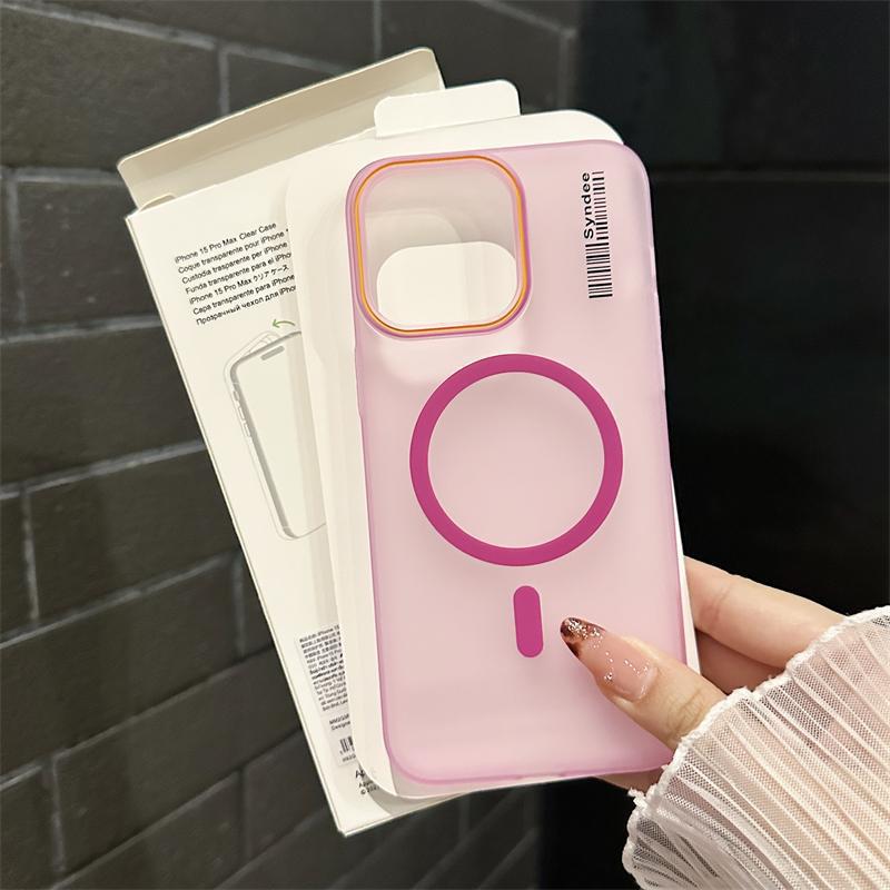 Luxury Ultra Thin Magsafe Wireless Charge Magnetic Case For iphone