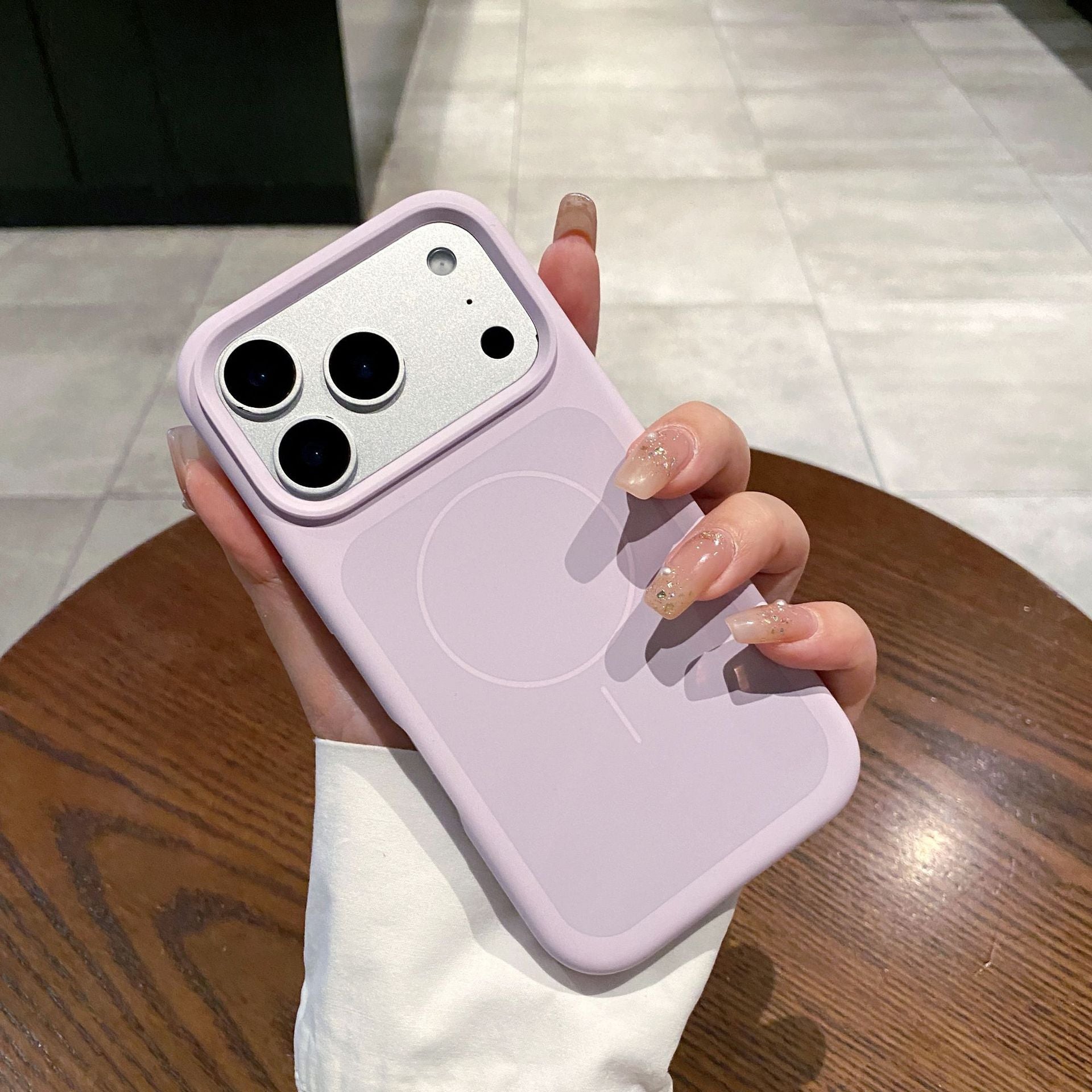 Liquid silicone magnetic Case for iPhone