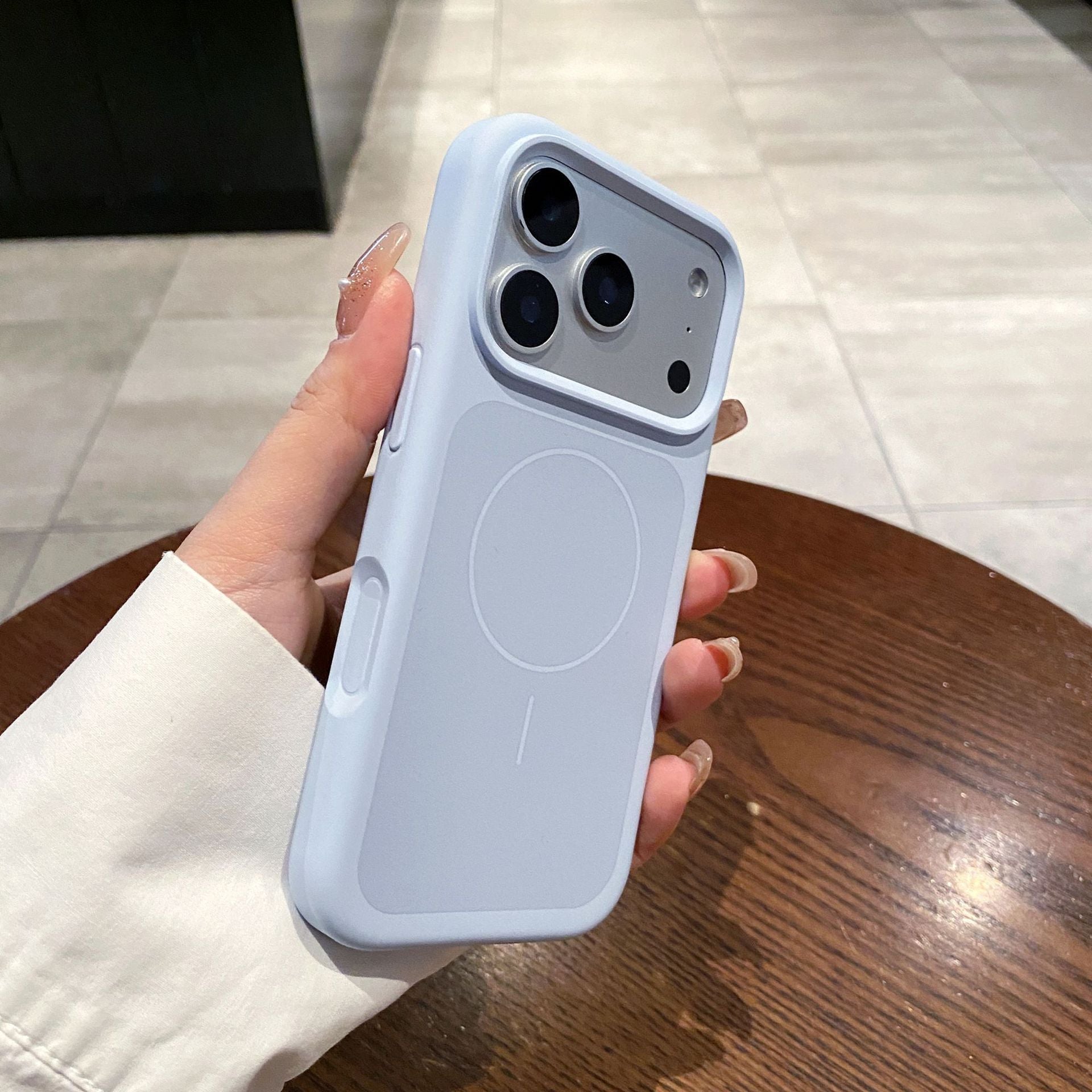 Liquid silicone magnetic Case for iPhone