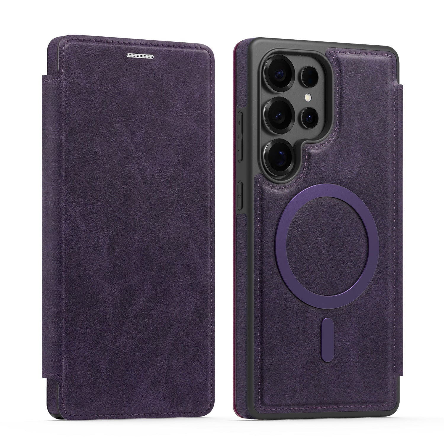 Magsafe Magnetic Flip Wallet Case for Samsung