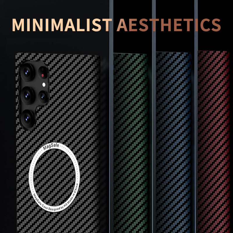 Magsafe Magnetic Ultra Thin Carbon Fiber Case For Samsung