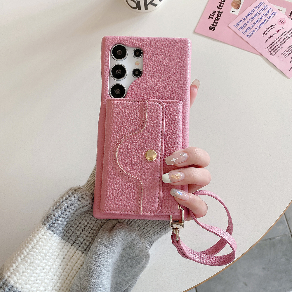 Luxury Wallet Cards Bag Leather case for Samsung