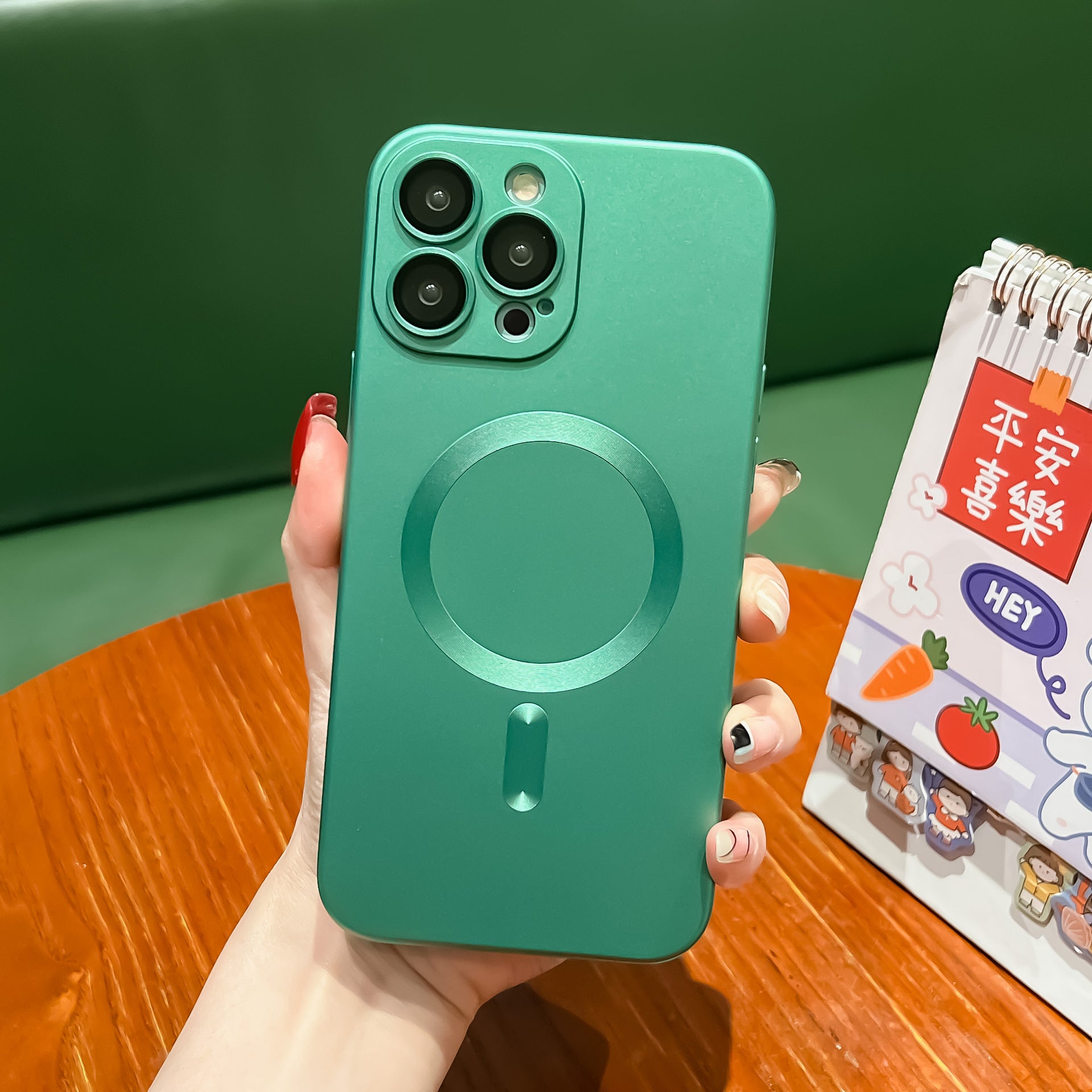 Magsafe solid color simple case For iPhone