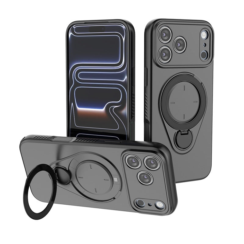 Magnetic skin sensing bracket anti drop case for iPhone