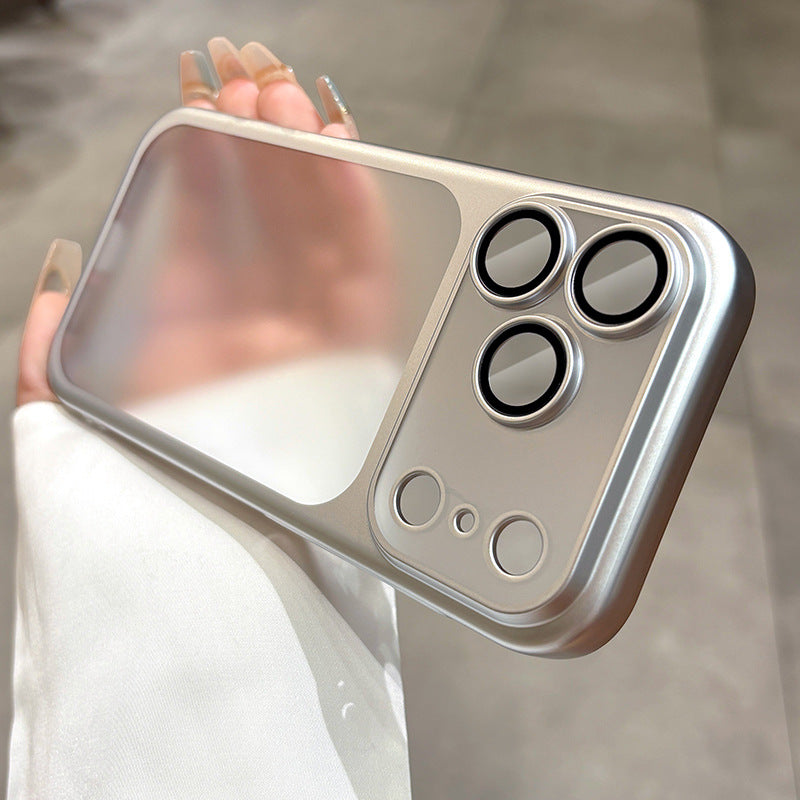 all-inclusive frosted electroplating anti-drop case for iPhone