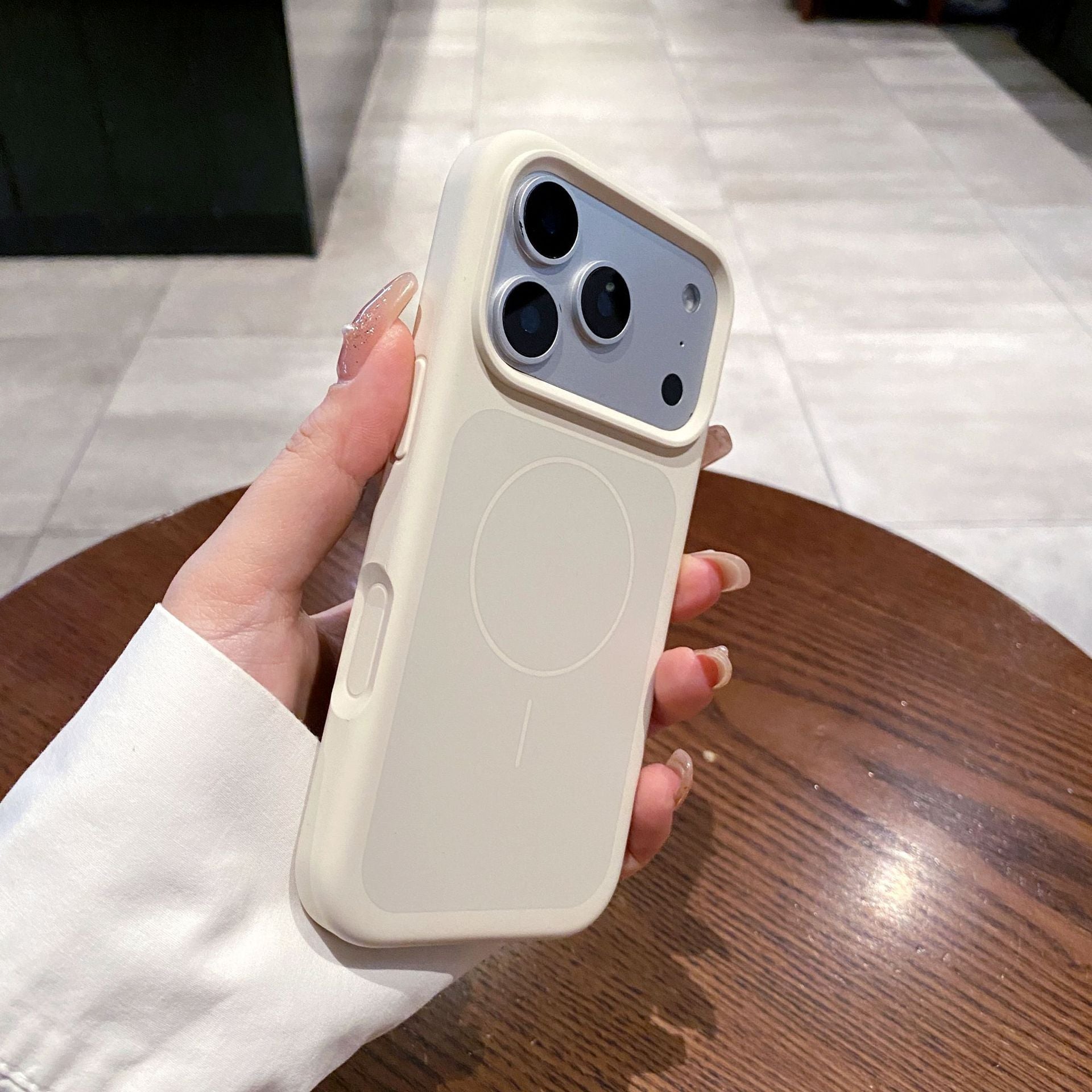 Liquid silicone magnetic Case for iPhone