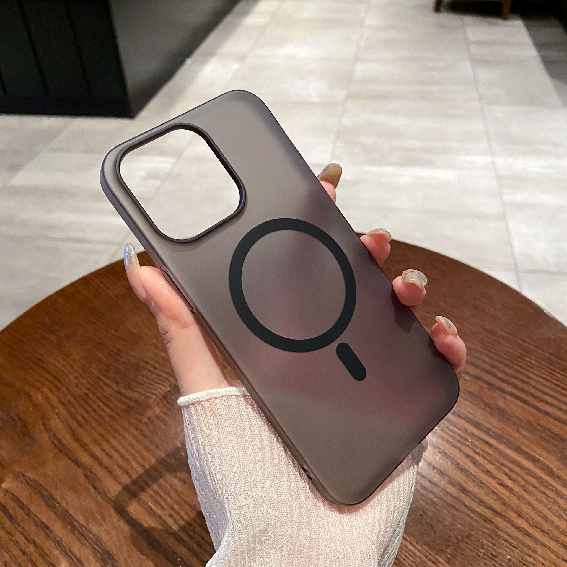 Ice Fog Magsafe Magnetic  Ultra-Thin  Hard Case For iPhone