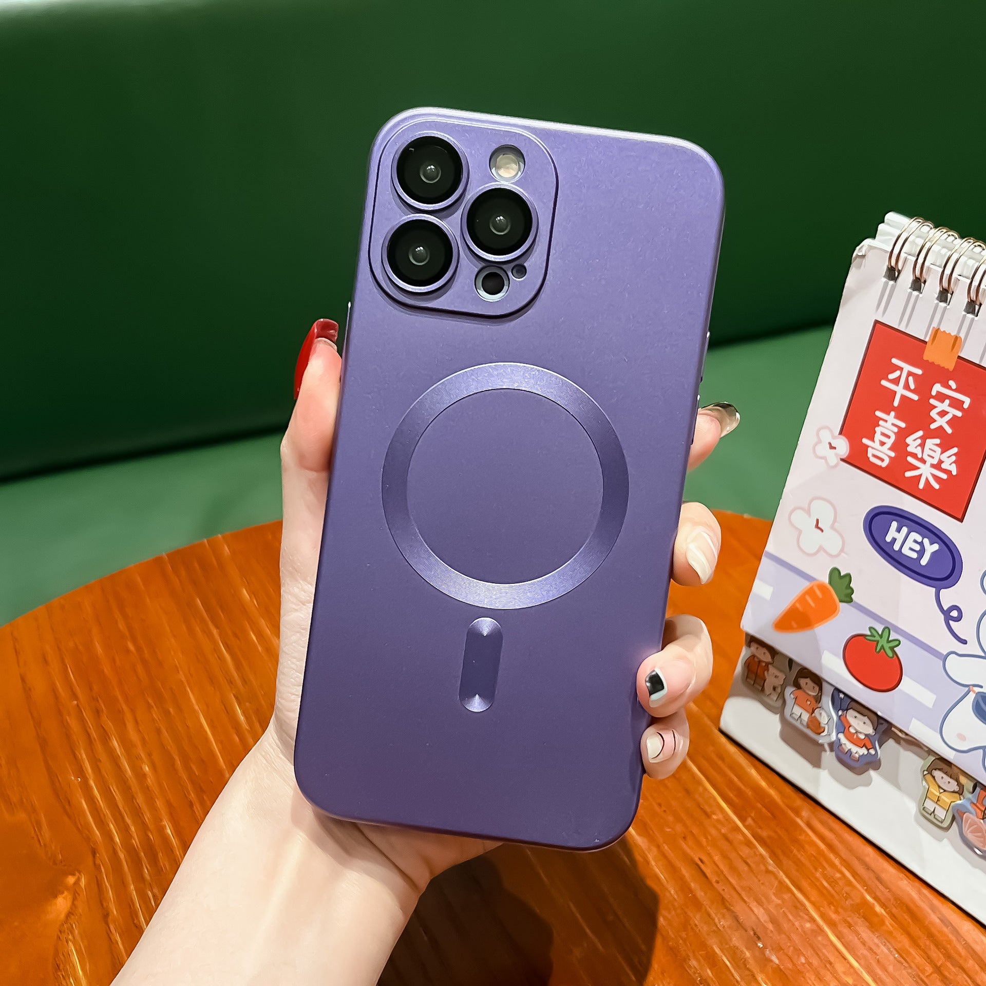 Magsafe solid color simple case For iPhone