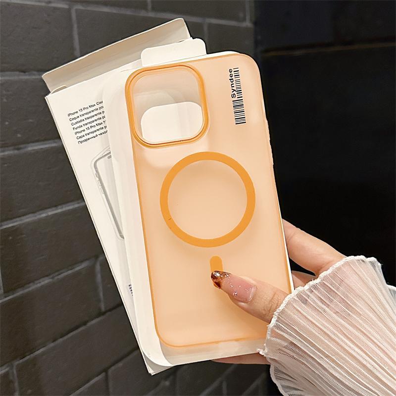 Luxury Ultra Thin Magsafe Wireless Charge Magnetic Case For iphone