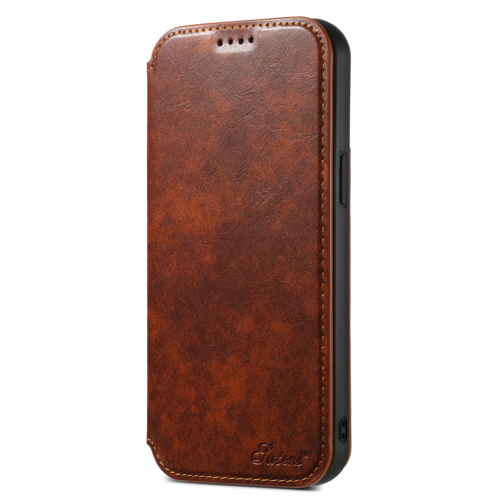 Flip Card Holder Charging Leather Phone Case For iPhone