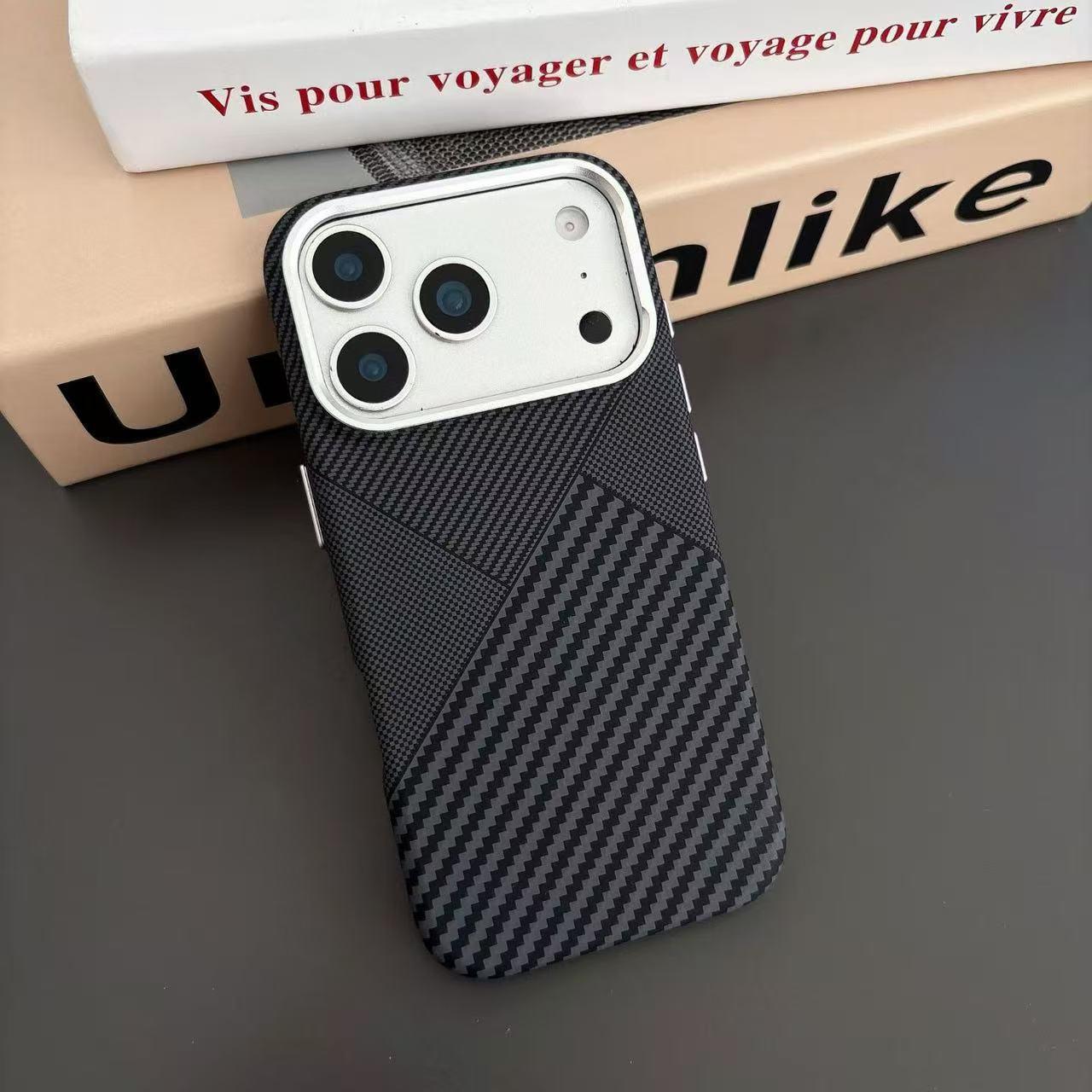 Creative Anti-Drop Kevlar Magnetic Case for iPhone