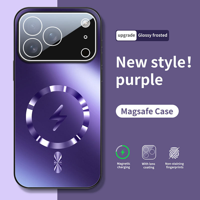 Matte all inclusive magnetic case for iPhone