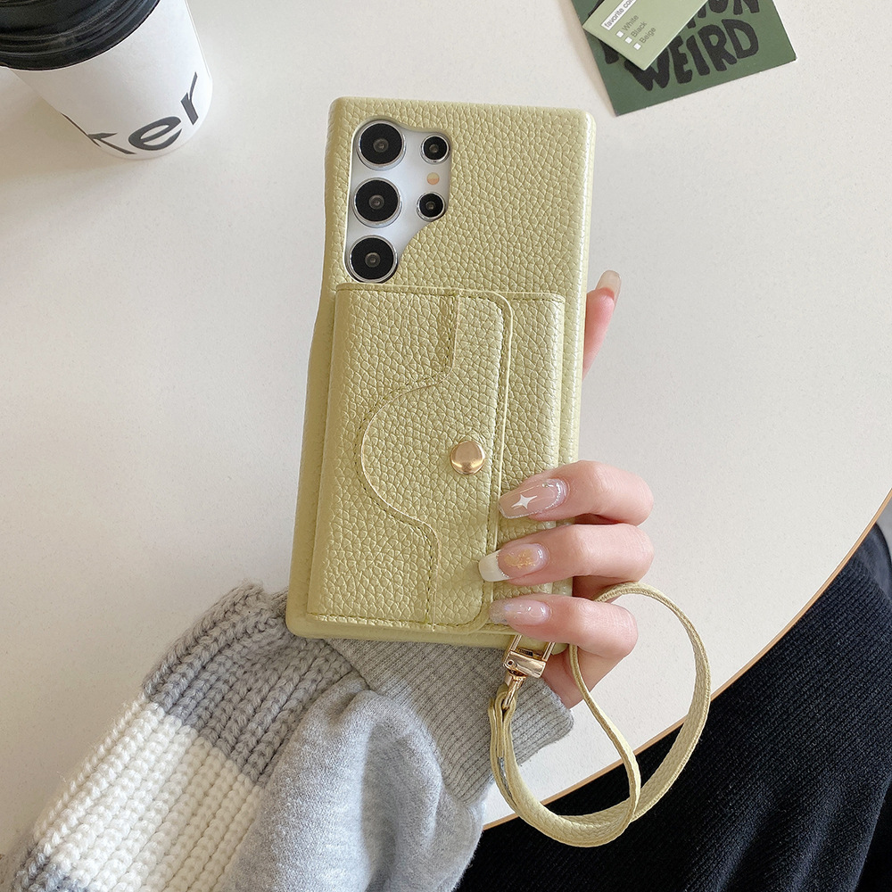 Luxury Wallet Cards Bag Leather case for Samsung