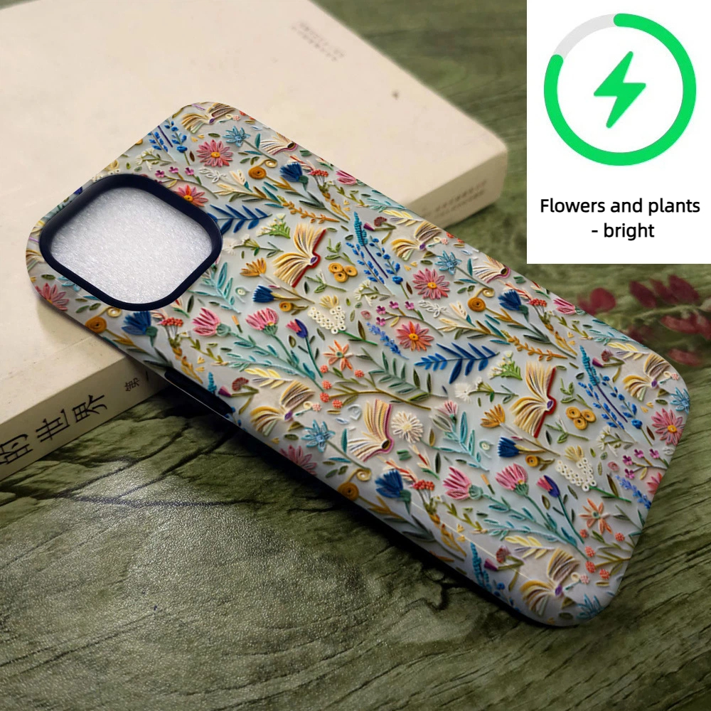 Imitation embroidery film case for iPhone