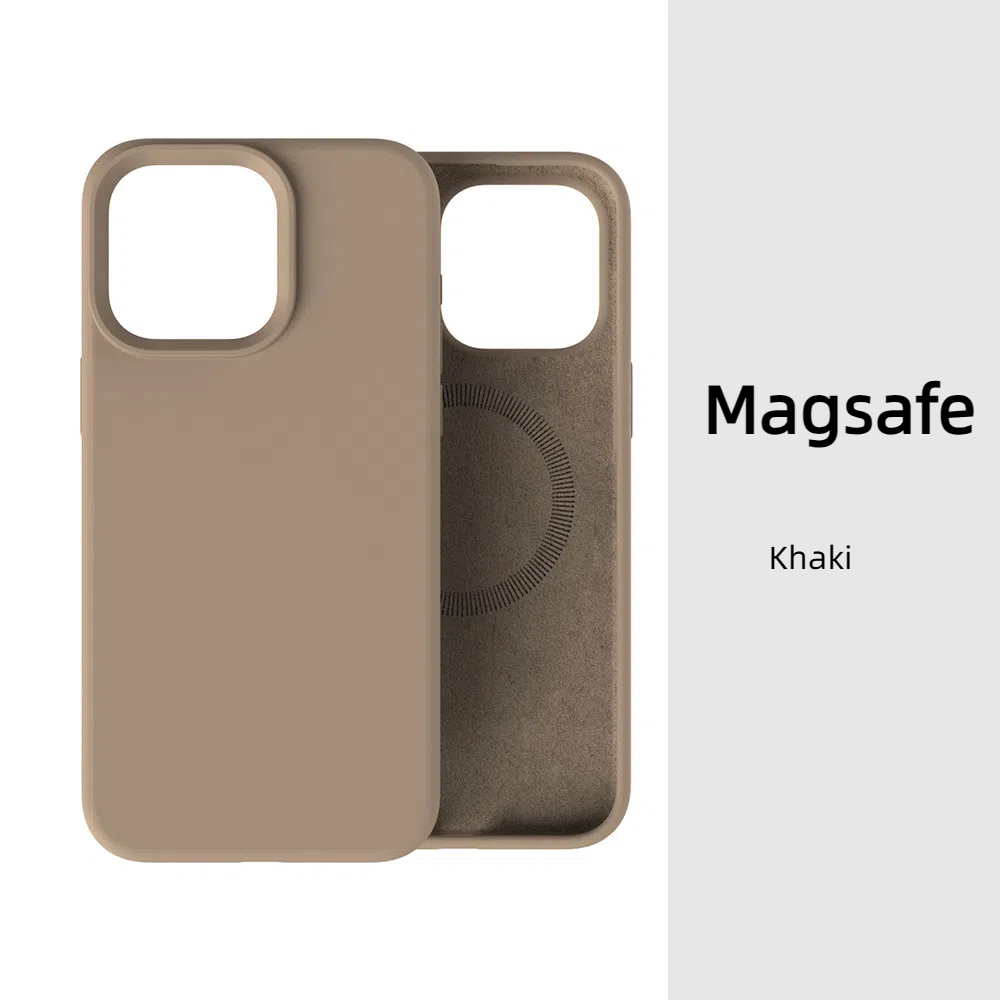 Magsafe Magnetic Liquid Silicone Case For iPhone