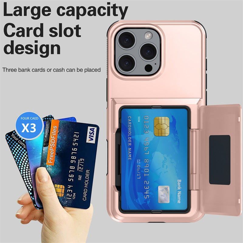 2 in 1 Flip Stand Wallet Case for iPhone