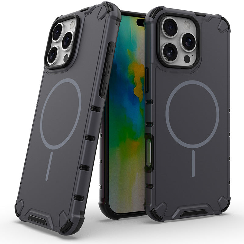 Magsafe Magnetic heat dissipation anti-fall frosted mobile case For Iphone