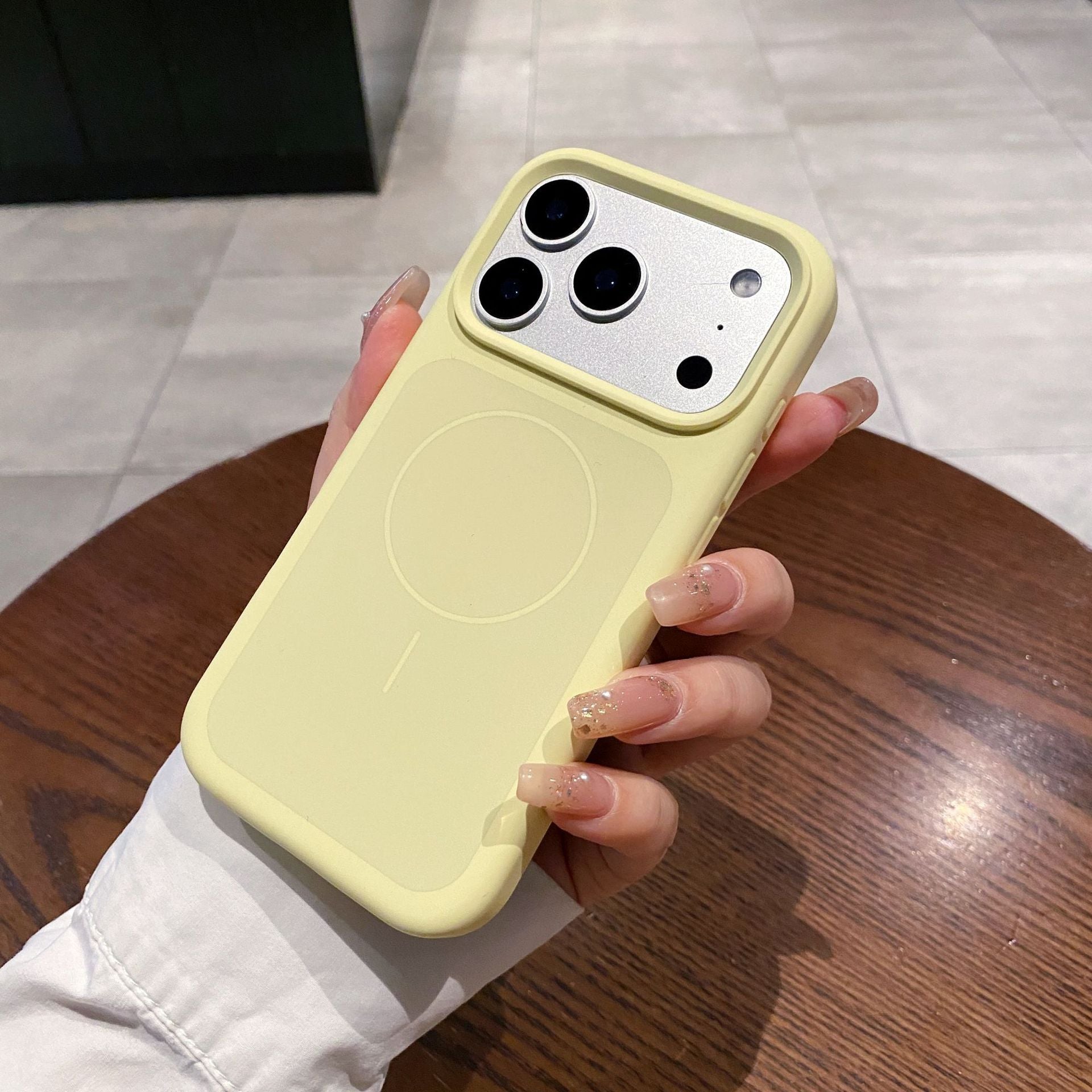 Liquid silicone magnetic Case for iPhone