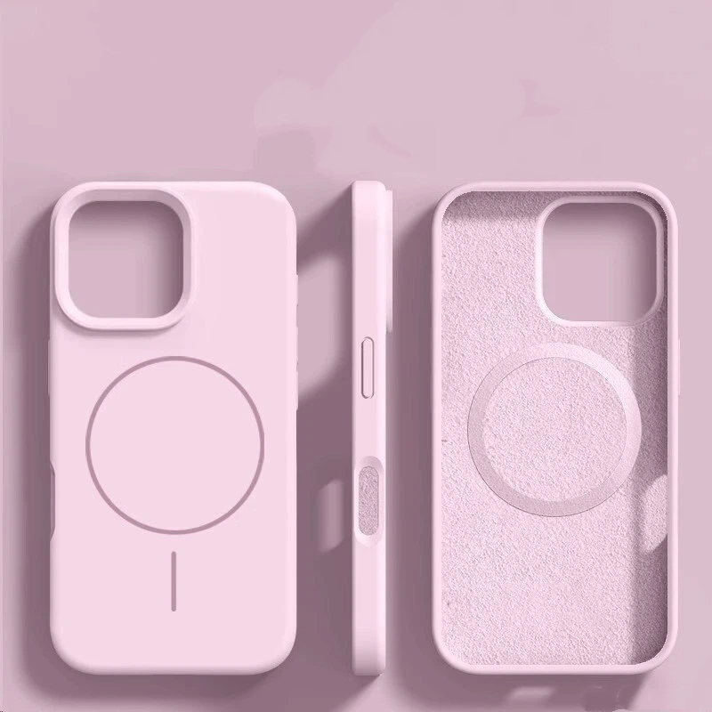 Magsafe Magnetic Liquid Silicone Case for iPhone