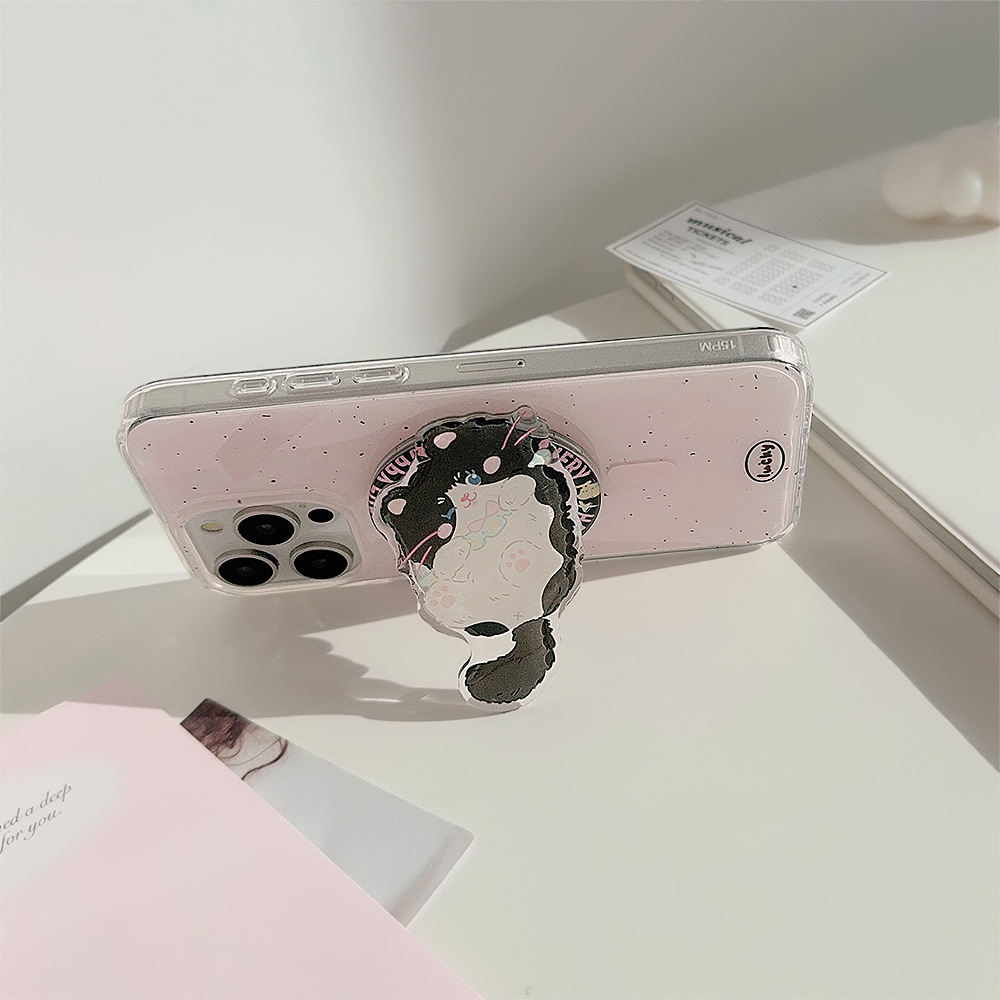 Coconut magnetic stand holder phone case for iphone