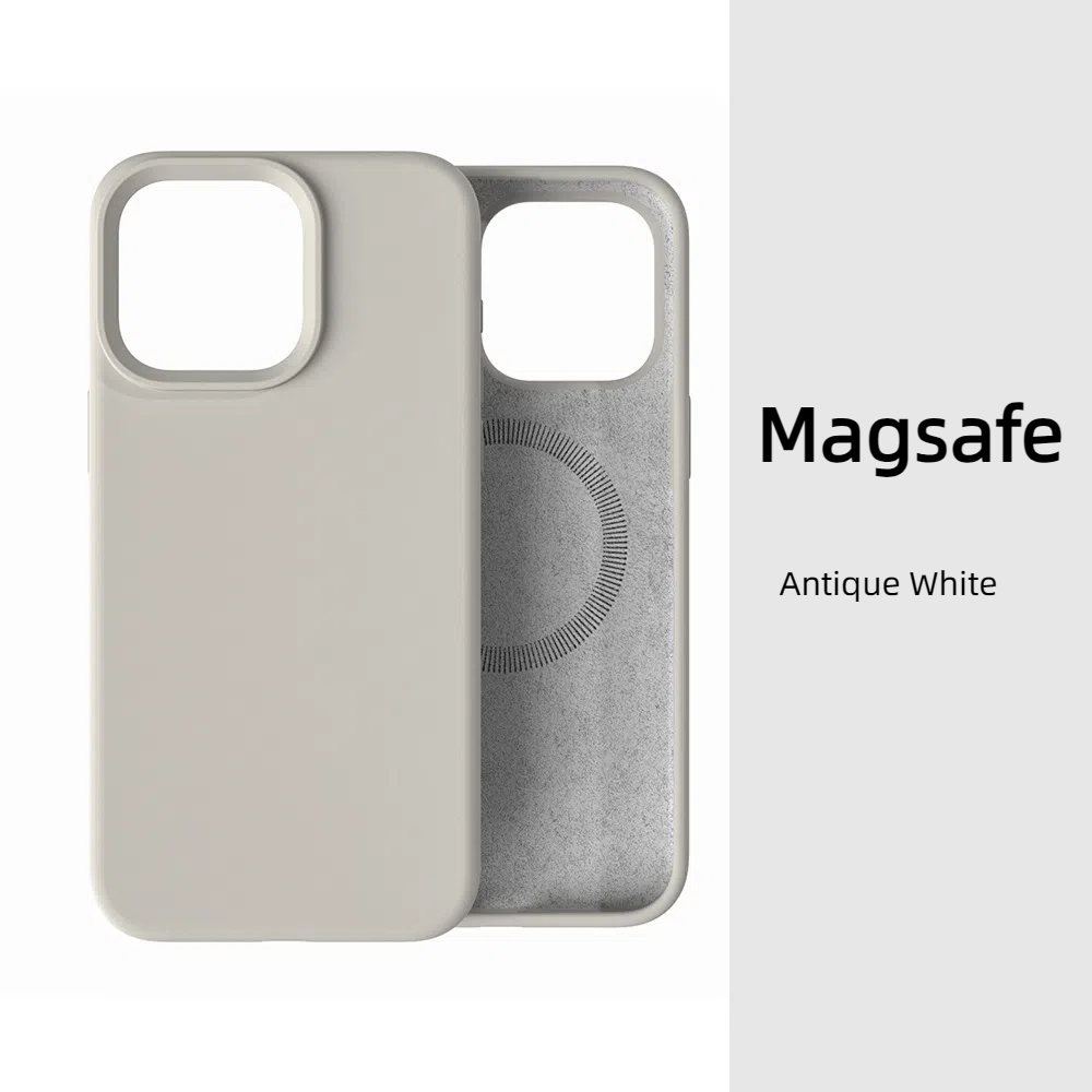Magsafe Magnetic Liquid Silicone Case For iPhone