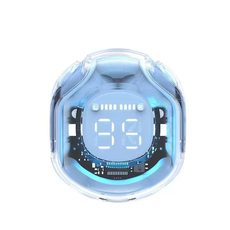 Noise Reduction Earbuds Mic Headphones with LED Display Earphones