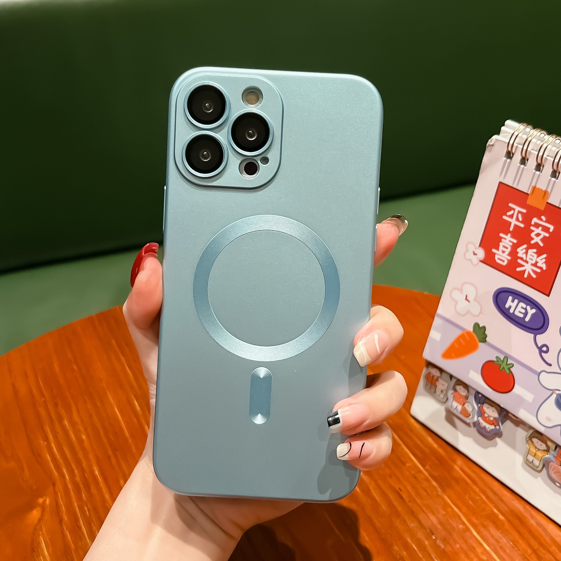 Magsafe solid color simple case For iPhone