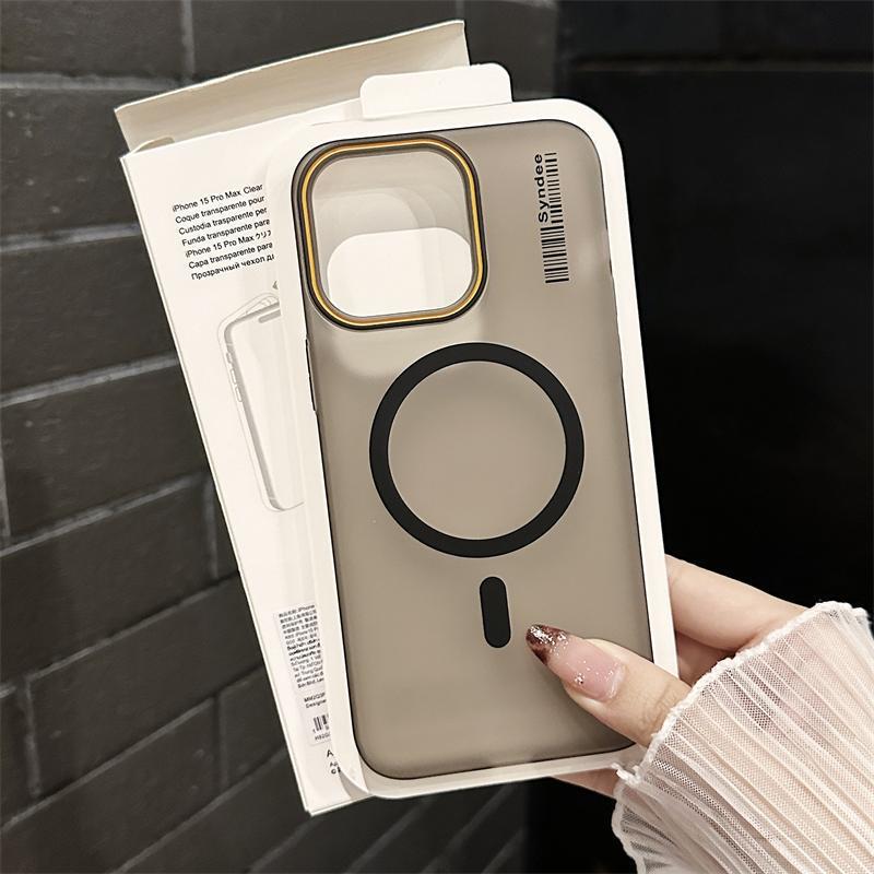 Luxury Ultra Thin Magsafe Wireless Charge Magnetic Case For iphone