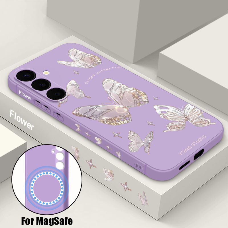 Butterfly Flowers Case For Samsung