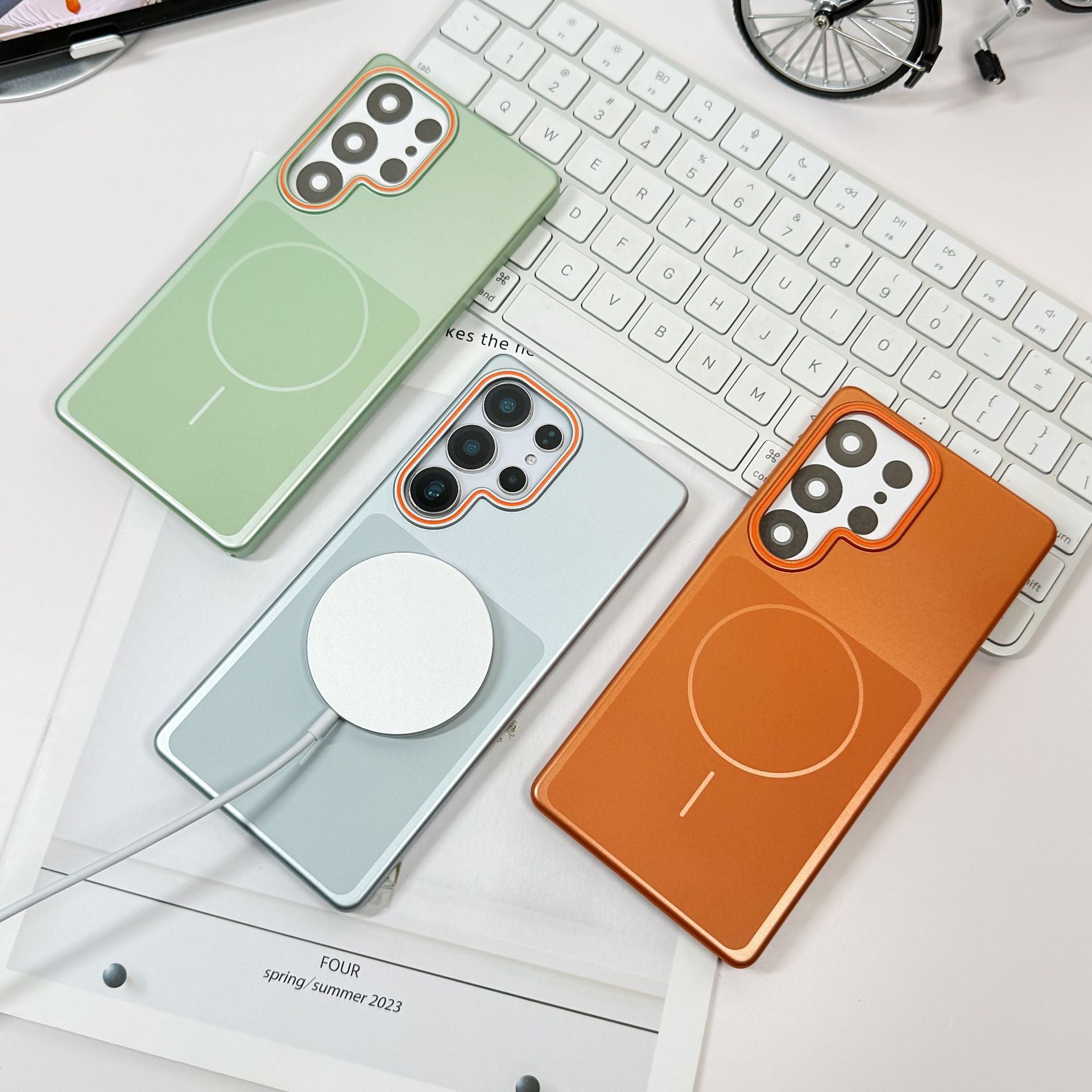 Magsafe Magnetic matte case for Samsung.