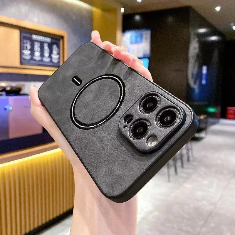 Skin sensitive magnetic anti slip case for iPhone