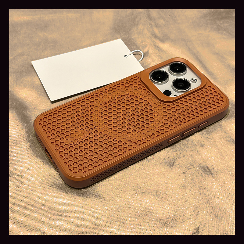 Magsafe Magnetic Wireless Charging Heat Dissipation Mesh Case For iPhone