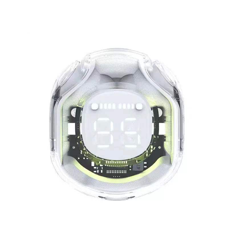 Noise Reduction Earbuds Mic Headphones with LED Display Earphones