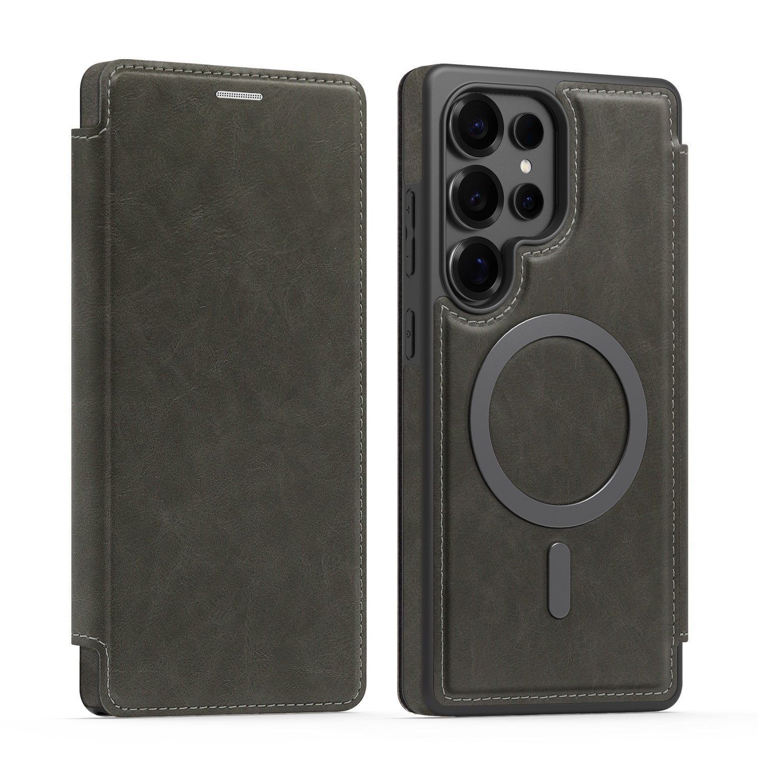 Magsafe Magnetic Flip Wallet Case for Samsung