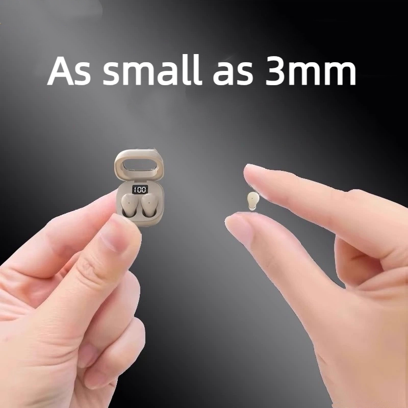 Wireless Mini Noise Cancelling In-Ear Sleep Bluetooth Headphones