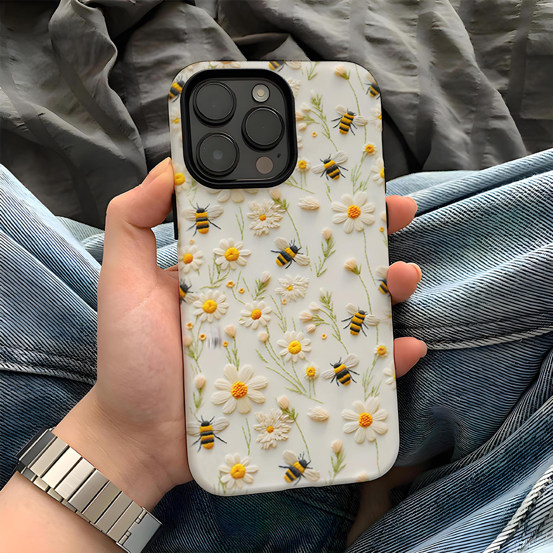 Imitation embroidery film case for iPhone