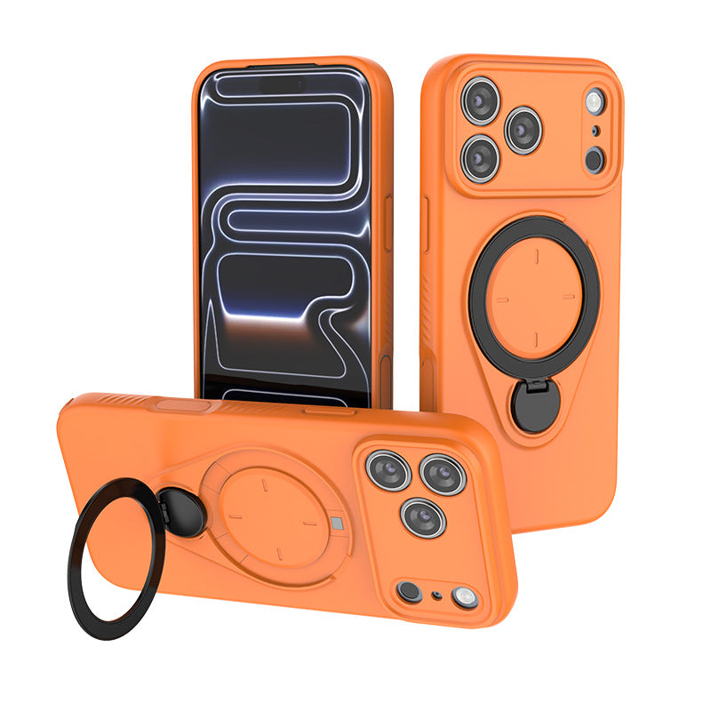 Magnetic skin sensing bracket anti drop case for iPhone