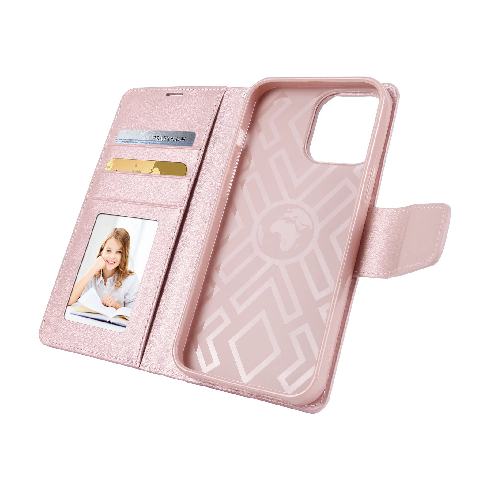 Leather Wallet Stand Phone Case For Samsung