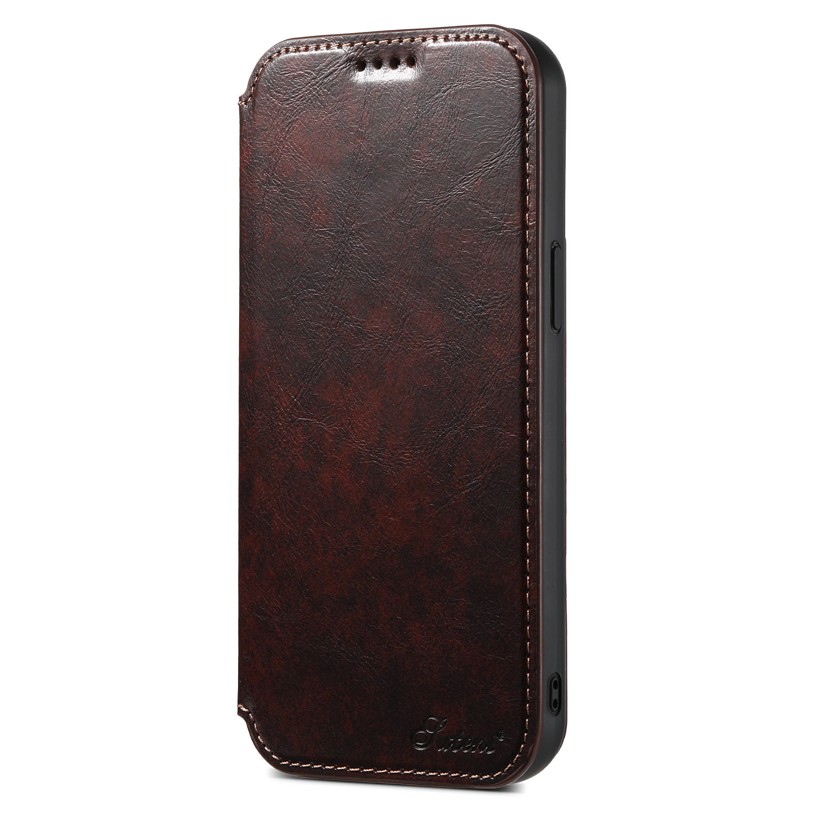 Flip Card Holder Charging Leather Phone Case For iPhone