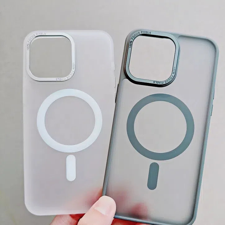 Magsafe Magnetic Matte Skin Touch Clear Case for iPhone