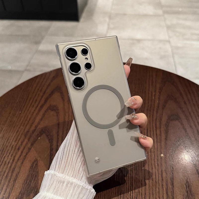 Ice Mist Ultra-thin Borderless Magnetic Case for Samsung