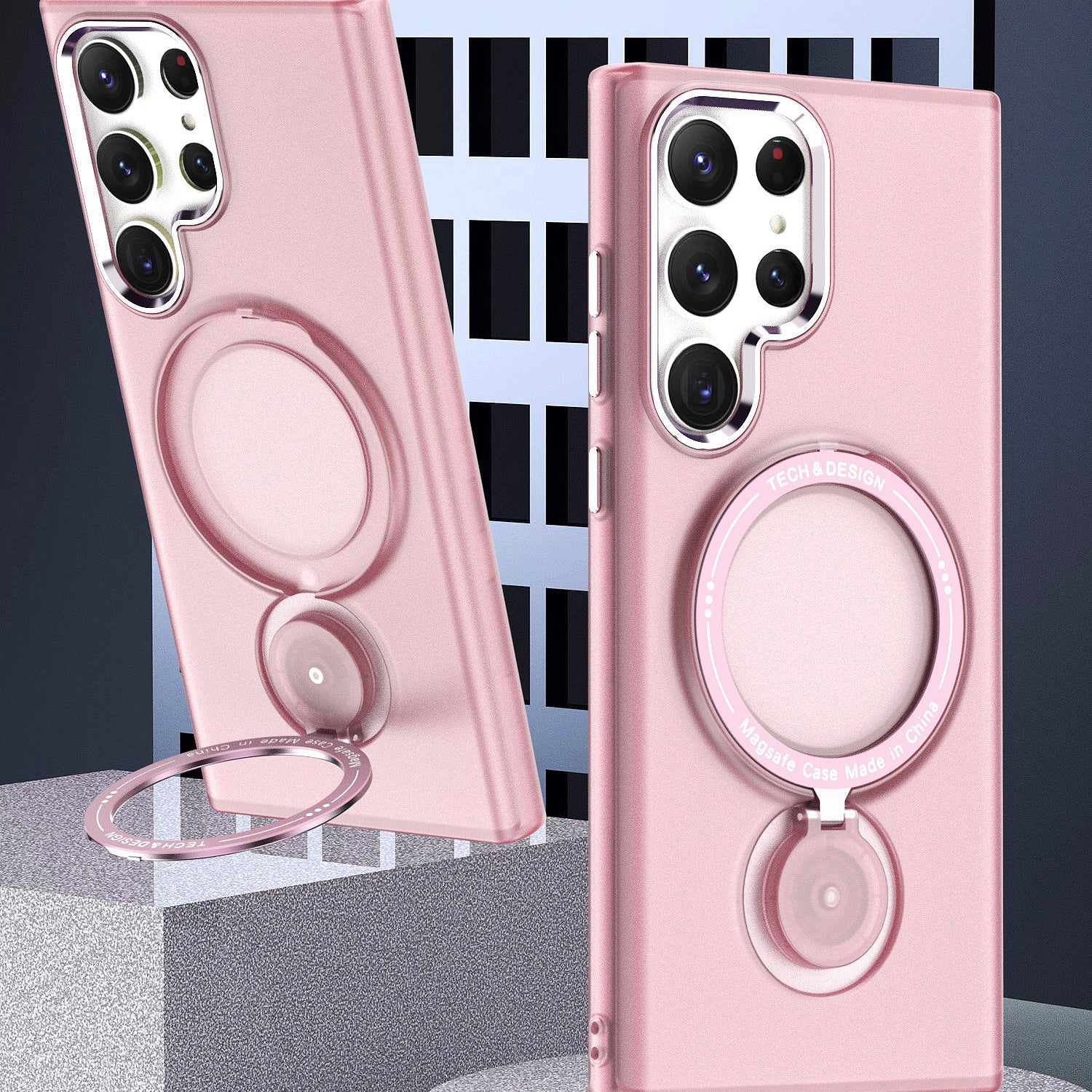 360° Rotating Invisible Stand Magnetic Case for Samsung