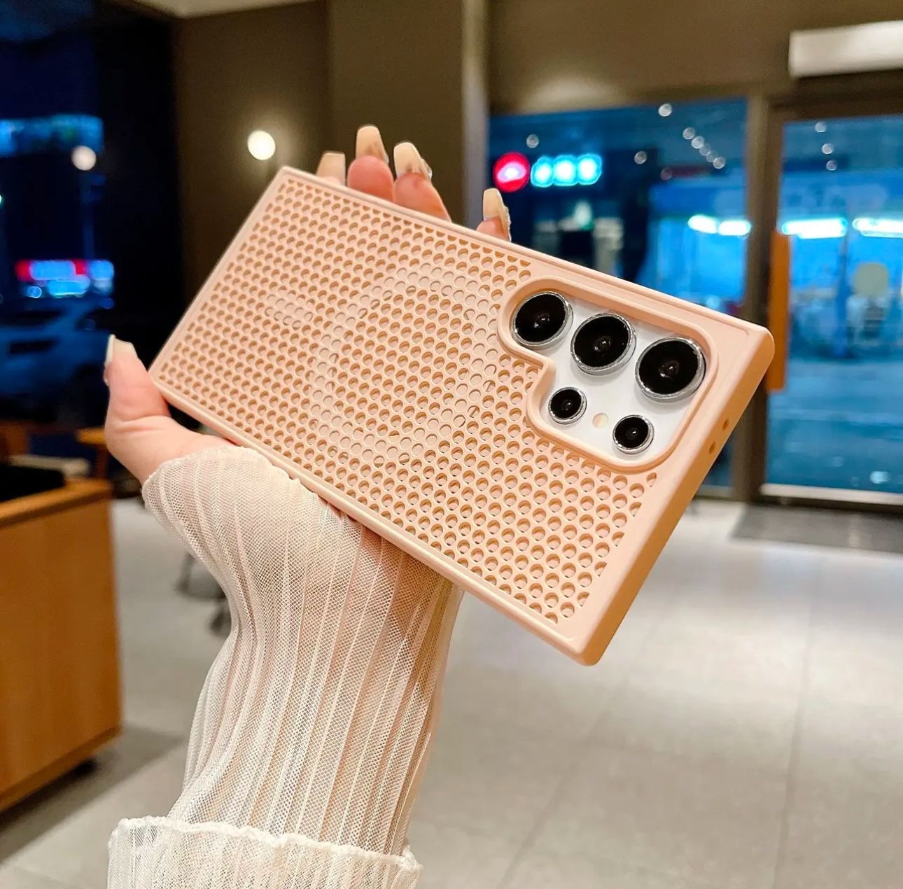 Heat Dissipation Honeycomb Magnetic Case For Samsung